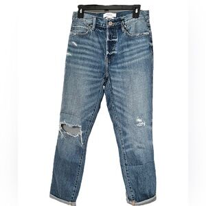 Pistola Presley Distressed Blue Jeans Size 27 Distressed